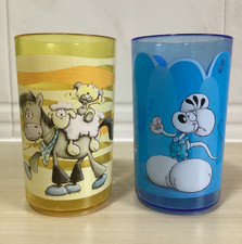 Diddl Plastic Beaker / Cup x 2