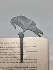 Raven / Crow Bookmark Clip