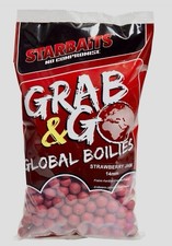 Starbaits Grab&go Strawberry Jam 14mm Boilies 2kg Carp Fishing 2 X 1Kg Bags ❤️