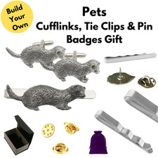 Pets Cufflinks Tie Clips &