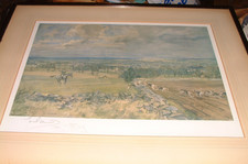 LIONEL EDWARDS Signed PRINT HUNTING COUNTRIES " THE HEYTHROP " FINE ART GUILD