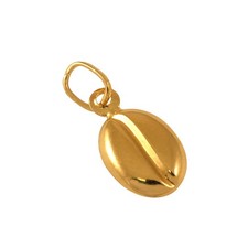 9ct Gold Coffee Bean Charm