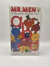 MR MEN IN THE GREAT ALPHABET HUNT VHS LITTLE LEARNERS PAL READ DESCRIPTION