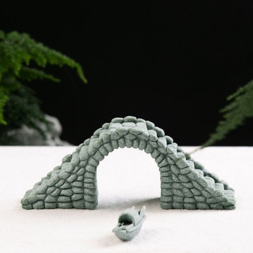 Realistic stone bridge - stone, zen