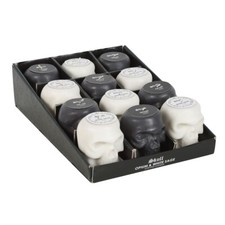 WHITE SAGE AND OPIUM SCENTED SKULL SHAPED CANDLES, BN, FREE UK POST, 16424