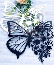 Large Floral Butterfly Cutting