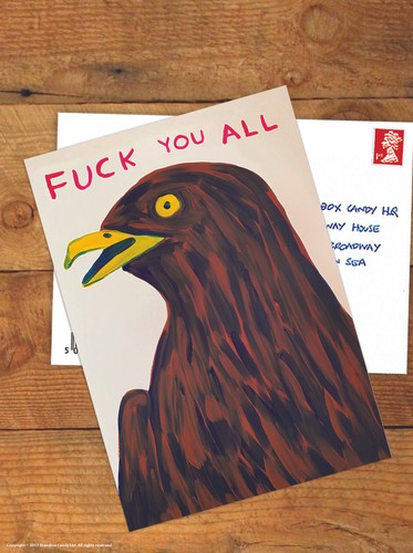 David shrigley postcard - postcard, funny