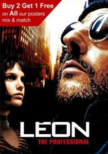 Leon The Professional 1994 Movie Poster A5 A4 A3 A2 A1
