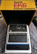 Vintage Kodak EK6 Instant Camera with Original Box UNTESTED