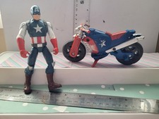 Toy,Action Figure,caption America And His Bike,marvel,collectible