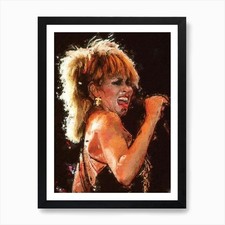 Tina Turner Abstract Art Print