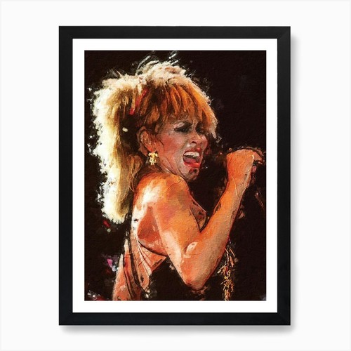 Tina turner abstract art - art, print
