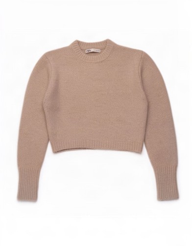 Zara womens crop - crop, crew