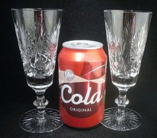 Pair Edinburgh Crystal STAR OF