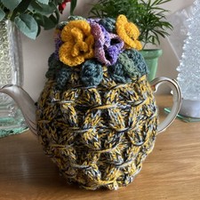 TEA COSY, Hand Knit, (Large