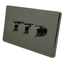 Screwless - Black Nickel Plug