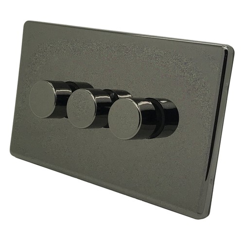 Screwless black chrome - -,