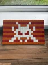 Hand Made Invader Mosaic By 8bit Street Art Limited To 10. With Signed Card!
