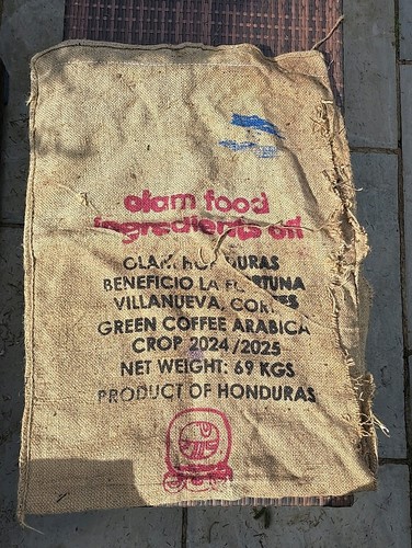 Jute coffee sack - coffee,