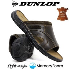 Mens Leather Memory Foam