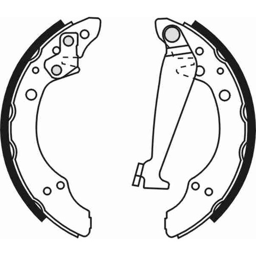 Brake shoe fits audi 100 - shoe,