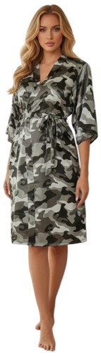 Satin kimono dressing - satin,