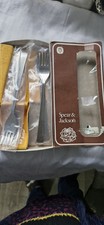 Vintage 6 x  Forks by Spear & Jackson Tableware to Treasure Original Box 18.5 Cm