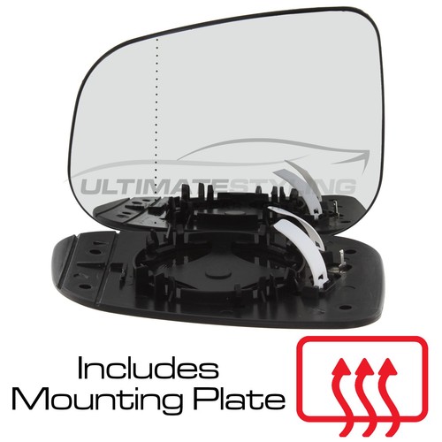 Wing door mirror glass volvo - mirror,