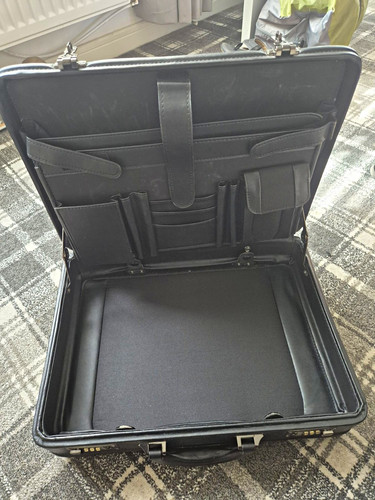 Black faux leather - black,