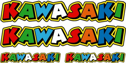 Kawasaki stickers printed - kawasaki,