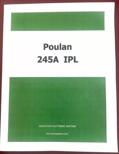 Poulan 245 illustrated - poulan,
