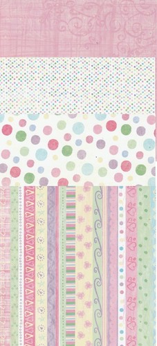 Backing papers dots - papers, spots