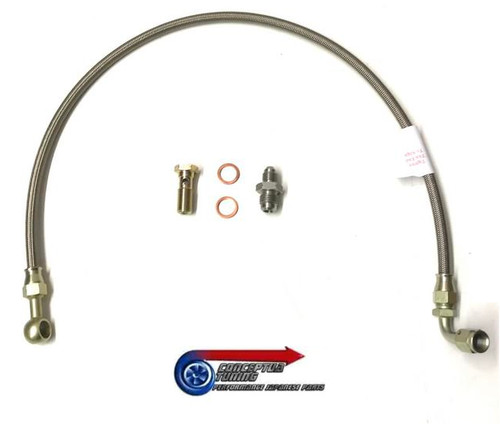 Stainless braided turbo oil - braided,