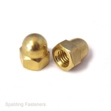2BA & 6BA SOLID BRASS ACORN