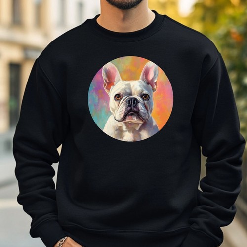 Bulldog portrait sweatshirt - portrait,