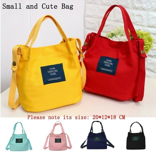 Women canvas handbag - women's,