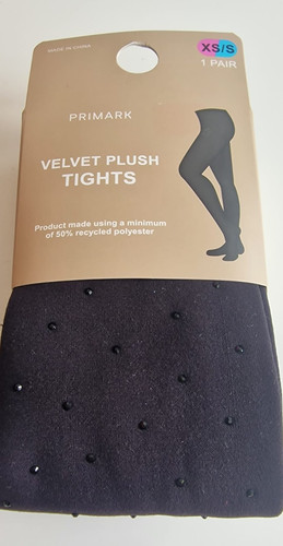 Primark black velvet plush - primark,