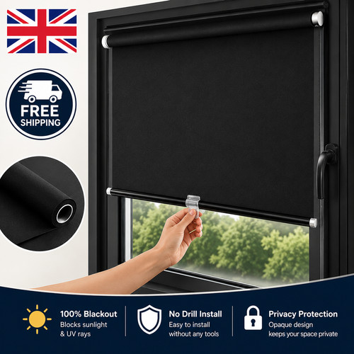Drill blackout roller blind - drill,