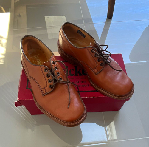 Tricker brown leather derby - brown,