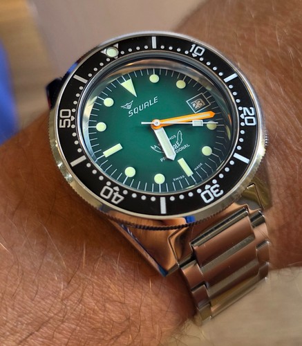 Squale atmos 1521 green stain - 1521,