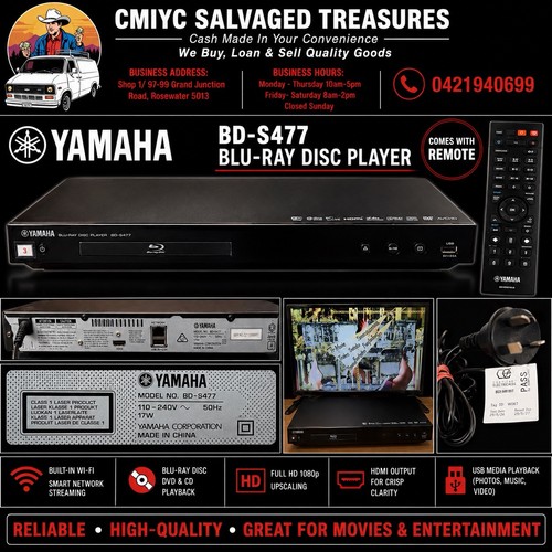 Yamaha s477 blu ray - bd-s477, player