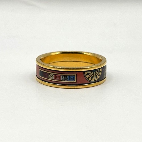 Michaela frey gold enamel ring - gold,