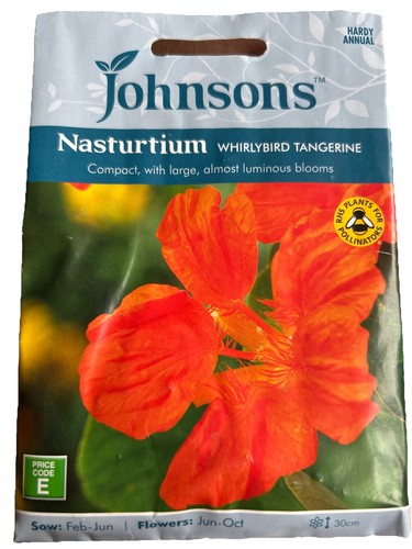 Johnsons nasturtium whirlybird - johnsons,