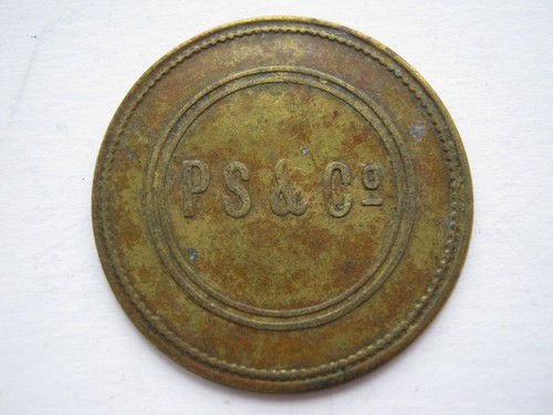 Token 3d brass - co,