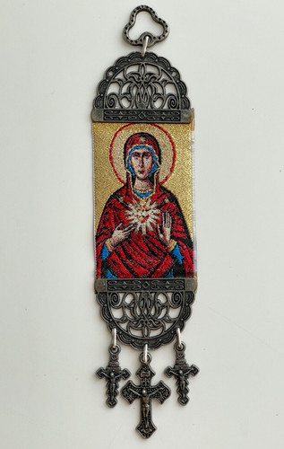 Virgin mary with sacred heart - mary,
