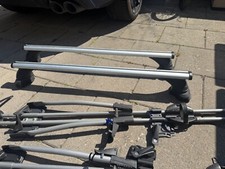 Farad BMW 3 Series roof rack  (aluminium bars) + 2 Thule bike racks 