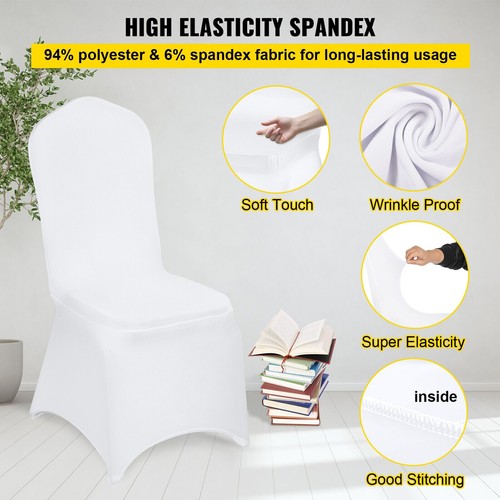 Vevor pcs chair covers white - covers,