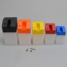 SLEC SL88 Maxi 4oz (114ml) Square Nitro Glow Fuel Tank (Blue) for RC Plane