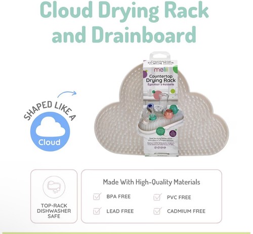 Melii cloud baby - bottle, drying