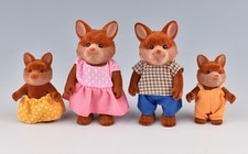 Vintage Forest Families Bärenwald (Sylvanian Families) Fox Family 1980s
